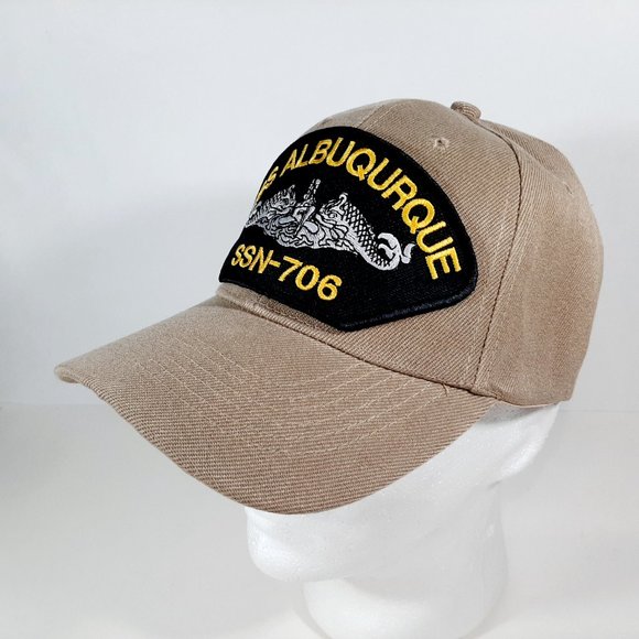 USS Albuquerque SSN-706 Baseball Cap Hat Submarine - Picture 2 of 4